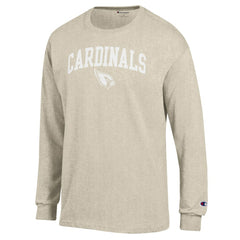 Arizona Cardinals Champion White Ink Jersey Long Sleeve T-Shirt - Oatmeal - NFL