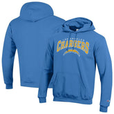 Los Angeles Chargers Champion Powerblend Arch over Logo Hoodie - Powder Blue - NFL