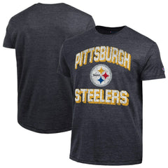 Pittsburgh Steelers Champion Ultimate Tri-Blend T-Shirt - Heather Black - NFL