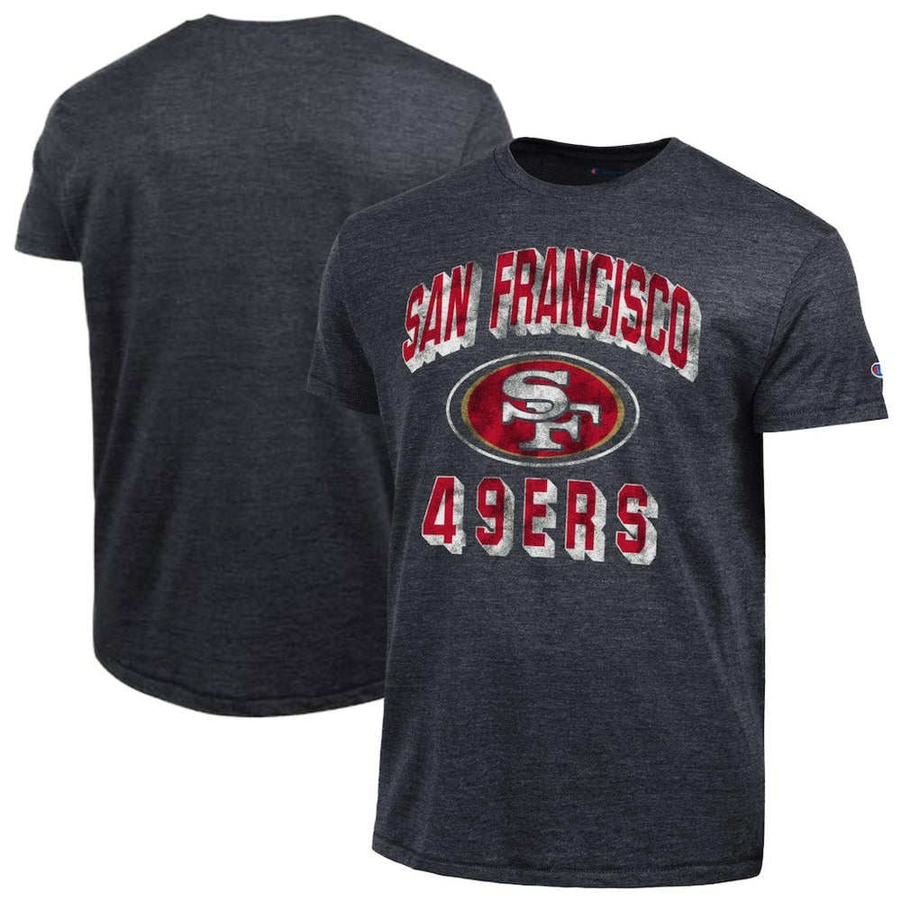 San Francisco 49ers Champion Ultimate Tri-Blend T-Shirt - Black - NFL