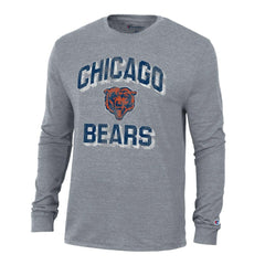 Chicago Bears Champion Ultimate Tri-Blend Long Sleeve T-Shirt - Charcoal - NFL