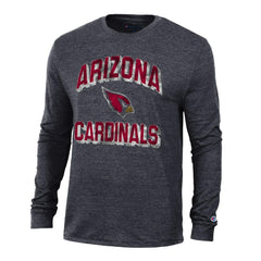 Arizona Cardinals Champion Ultimate Tri-Blend Long Sleeve T-Shirt - Heather Black - NFL