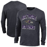 Baltimore Ravens Champion Ultimate Tri-Blend Long Sleeve T-Shirt - Black - NFL