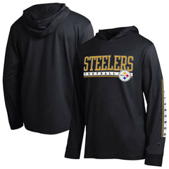 Pittsburgh Steelers Champion All Star Hoodie T-Shirt - Black - NFL