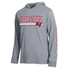 Tampa Bay Buccaneers Champion All Star Hooded T-Shirt - Heather Gray - NFL