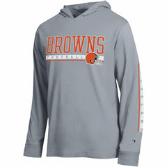 Cleveland Browns Champion All Star Hoodie T-Shirt - Heather Gray - NFL