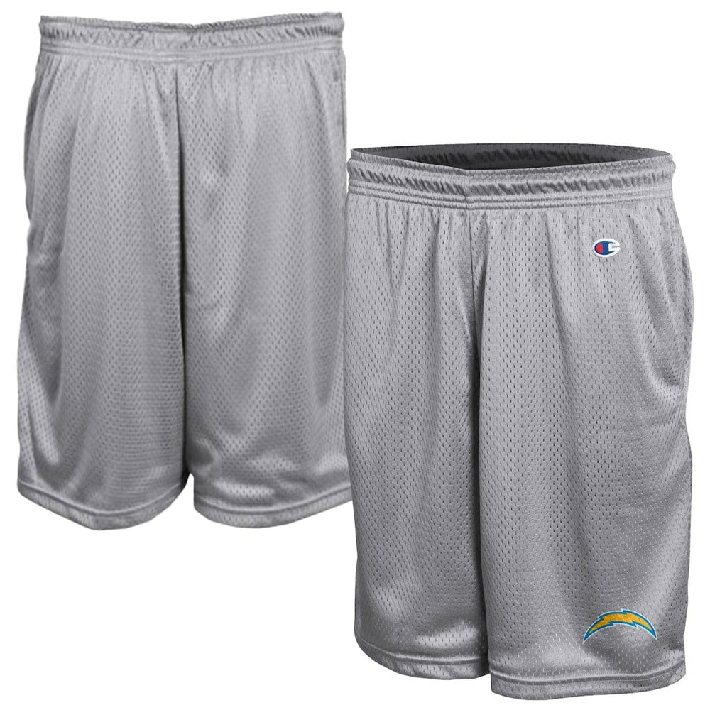 Los Angeles Chargers Champion Classic Mesh Shorts - Gray - NFL