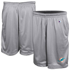 Miami Dolphins Champion Classic Mesh Shorts - Gray - NFL