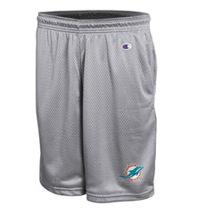 Miami Dolphins Champion Classic Mesh Shorts - Gray - NFL