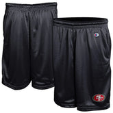 San Francisco 49ers Champion Classic Mesh Shorts - Black - NFL