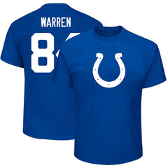 Tyler Warren Indianapolis Colts Big & Tall Player Name & Number T-Shirt - Royal - Fanatics