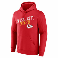 Kansas City Chiefs Hustle Personalized Name & Number Hoodie - Red - NFL