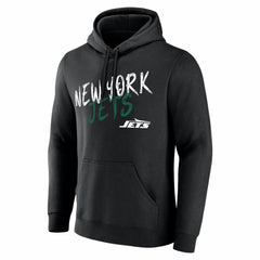 New York Jets Hustle Personalized Name & Number Hoodie - Black - NFL