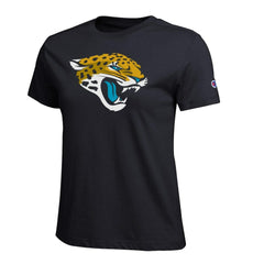 Jacksonville Jaguars Champion Women's Logo T-Shirt - Black - NFL