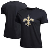New Orleans Saints Champion Women's Logo T-Shirt - Black - NFL