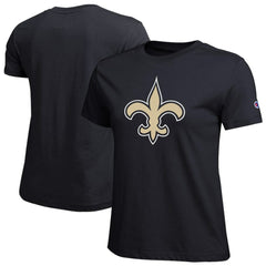 New Orleans Saints Champion Women's Logo T-Shirt - Black - NFL