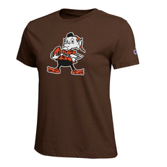 Cleveland Browns Champion Women's Logo T-Shirt - Brown - NFL