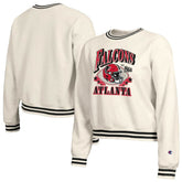 Atlanta Falcons Champion Women's Reverse Weave Fleece Sweatshirt - Cream - NFL