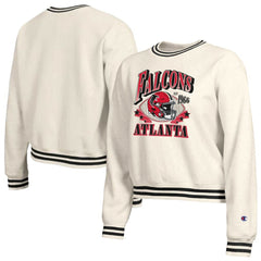 Atlanta Falcons Champion Women's Reverse Weave Fleece Sweatshirt - Cream - NFL