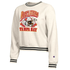 Tampa Bay Buccaneers Champion Women's Reverse Weave Fleece Sweatshirt - Cream - NFL