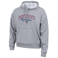 New England Patriots Champion Women's Triumph Tri-Blend Hoodie - Gray - NFL