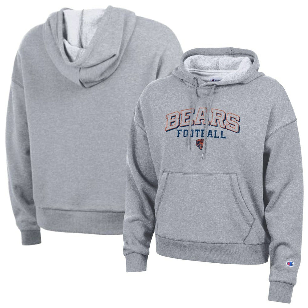 Chicago Bears Champion Women's Triumph Tri-Blend Hoodie - Gray - NFL