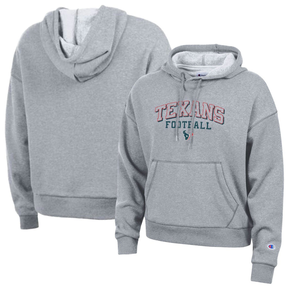 Houston Texans Champion Women's Triumph Tri-Blend Hoodie - Gray - NFL