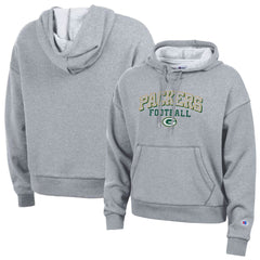 Green Bay Packers Champion Women's Triumph Tri-Blend Hoodie - Gray - NFL