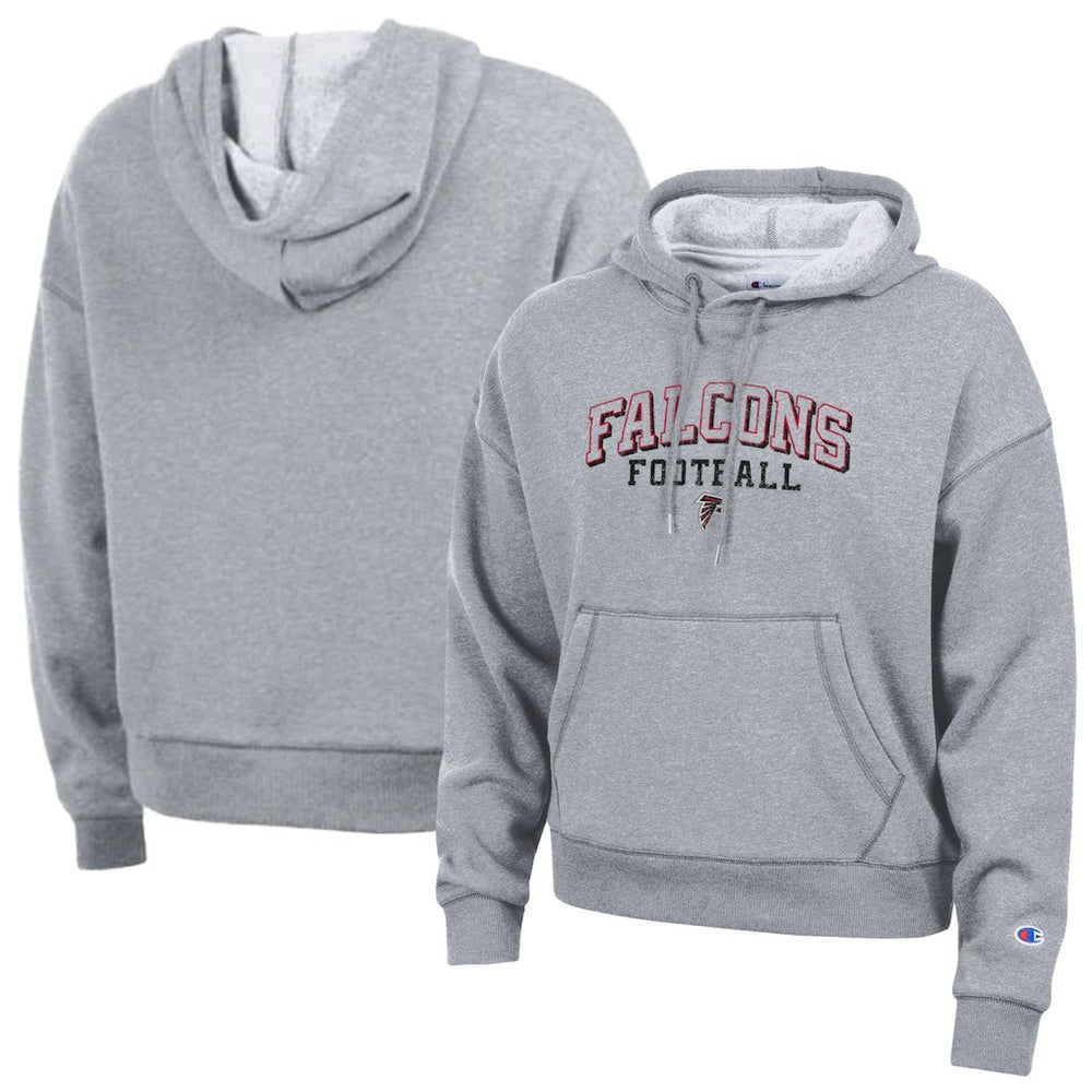 Atlanta Falcons Champion Women's Triumph Tri-Blend Hoodie - Gray - NFL