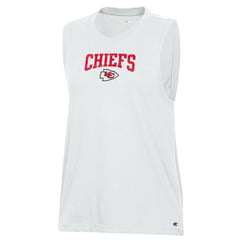 Kansas City Chiefs Champion Women's Muscle Tank Top - White - NFL