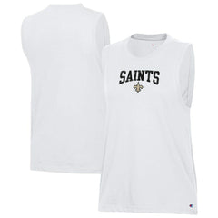 New Orleans Saints Champion Women's Muscle Tank Top - White - NFL