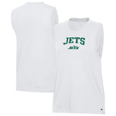 New York Jets Champion Women's Muscle Tank Top - White - NFL