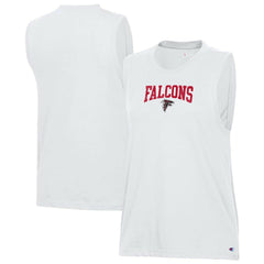 Atlanta Falcons Champion Women's Muscle Tank Top - White - NFL