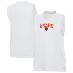Chicago Bears Champion Women's Muscle Tank Top - White - NFL