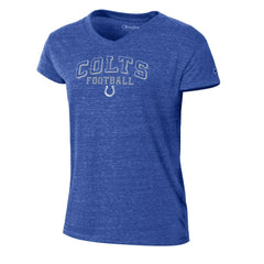 Indianapolis Colts Champion Women's Triumph Tri-Blend V-Neck T-Shirt - Royal - NFL