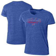 Buffalo Bills Champion Women's Triumph Tri-Blend V-Neck T-Shirt - Royal - NFL