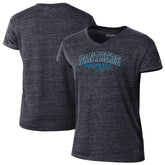 Carolina Panthers Champion Women's Triumph Tri-Blend V-Neck T-Shirt - Black - NFL