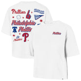 Philadelphia Phillies '47 Women's Collage Script Reed City T-Shirt Discount