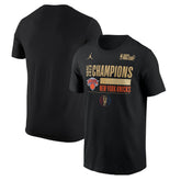 New York Knicks Jordan Brand 2025 NBA Cup Champions Locker Room T-Shirt Black