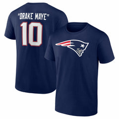 Drake Maye New England Patriots Nickname T-Shirt - Navy - NFL