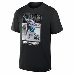Macklin Celebrini San Jose Sharks NHL Moments Legacy T-Shirt - Black | NHL discount