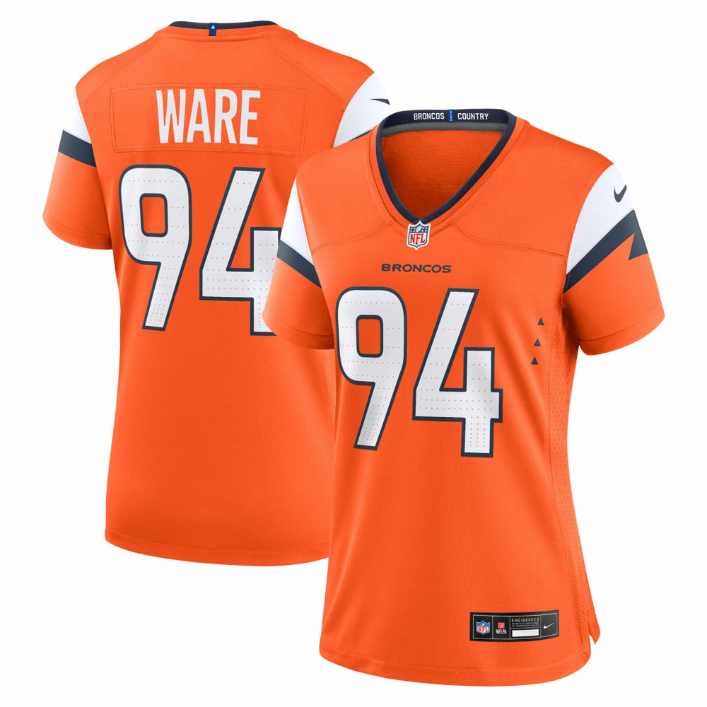DeMarcus Ware Denver Broncos Women's Team Retired Game Jersey - Orange - Nike