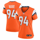 DeMarcus Ware Denver Broncos Women's Team Retired Game Jersey - Orange - Nike