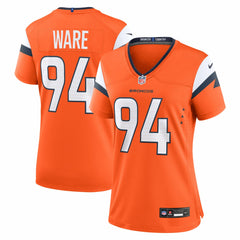 DeMarcus Ware Denver Broncos Women's Team Retired Game Jersey - Orange - Nike