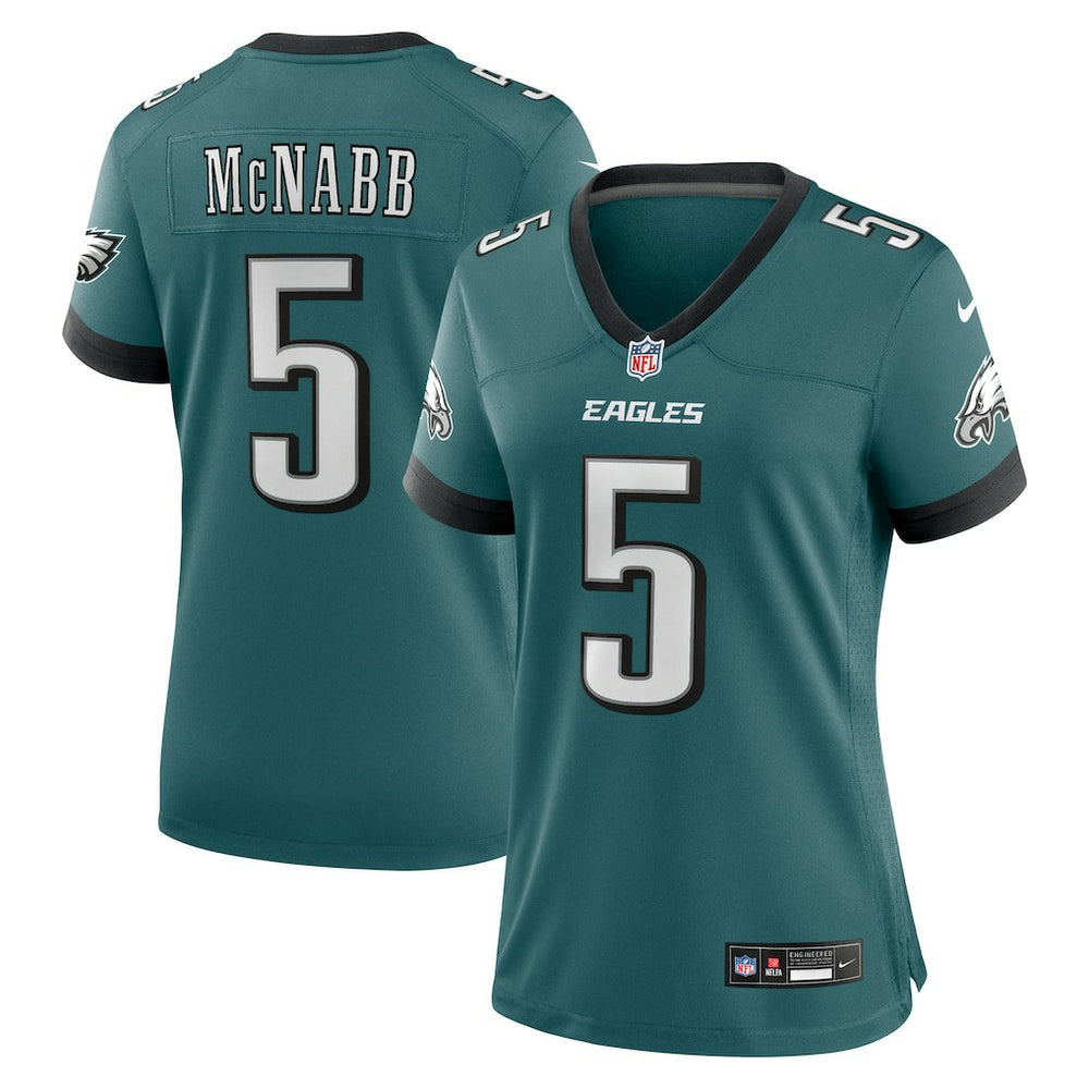 Donovan McNabb Philadelphia Eagles Women's Team Retired Game Jersey - Midnight Green - Nike