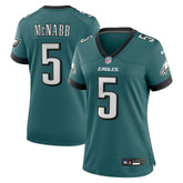 Donovan McNabb Philadelphia Eagles Women's Team Retired Game Jersey - Midnight Green - Nike