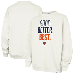 Chicago Bears '47 Women's Good. Better. Best. Imprint Oversized Sweatshirt - Cream - 47 brand