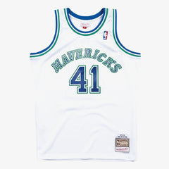 Mitchell & Ness Dirk Nowitzki Dallas Mavericks 1998-99 Hardwood Classics Swingman Jersey White