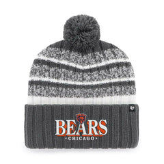 Chicago Bears '47 Tavern Cuffed Knit Hat with Pom - Charcoal - 47 brand