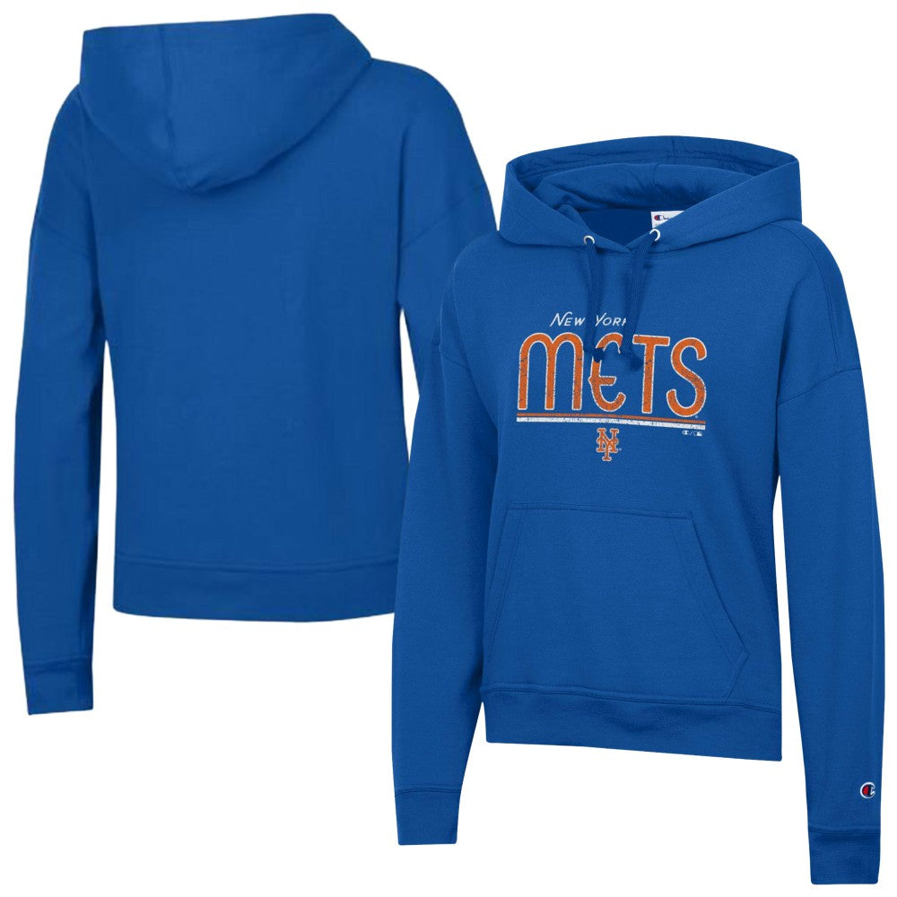 New York Mets Champion Women's Vintage Powerblend Hoodie Sale